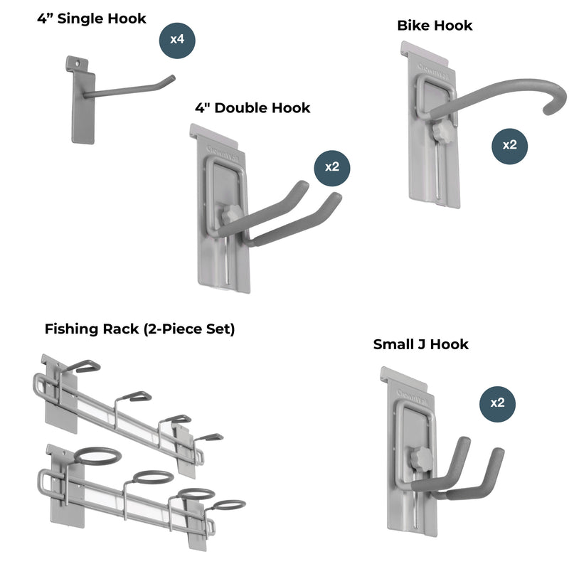 CrownWall 12-Piece Locking Sports Kit