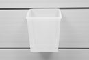 CrownWall Clear Plastic Bin - Medium