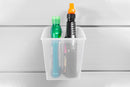 CrownWall Clear Plastic Bin - Medium