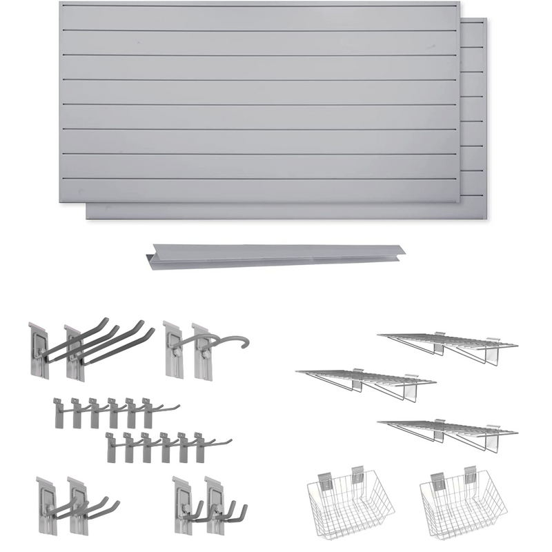 CrownWall 6" Super Bundle (8x8 OR 4x16 OR two 4x8) with 25-Piece Accessory Kit